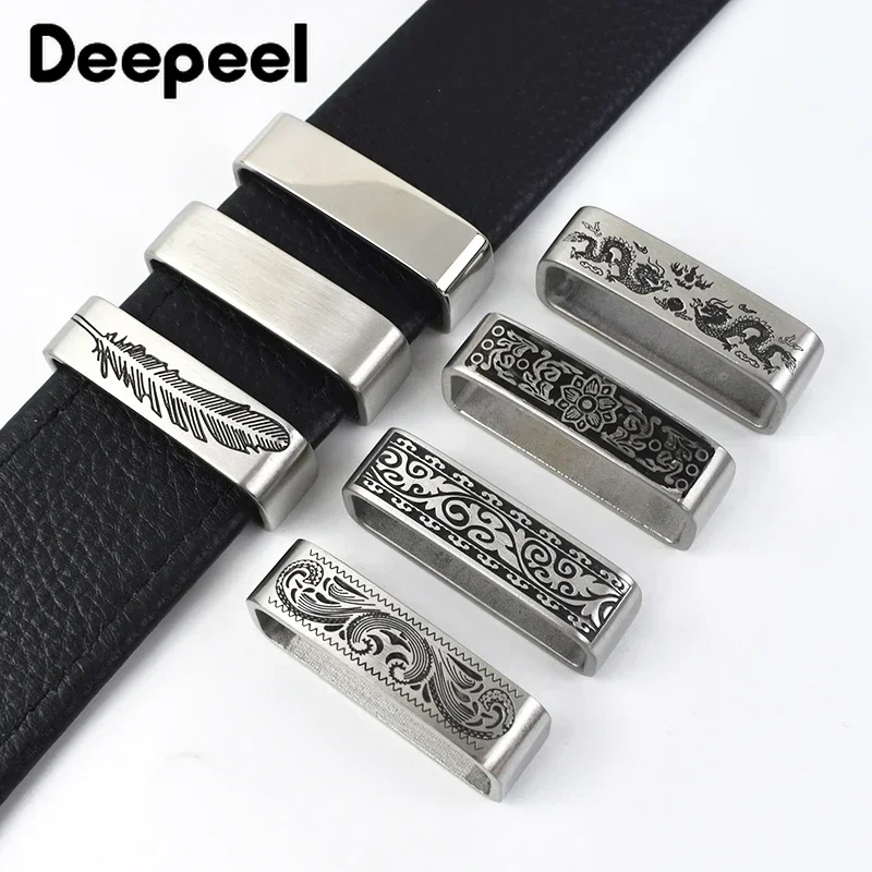 Men'S Accessories For Jeans - Deepeel 40mm riemlus geborsteld metaal massief