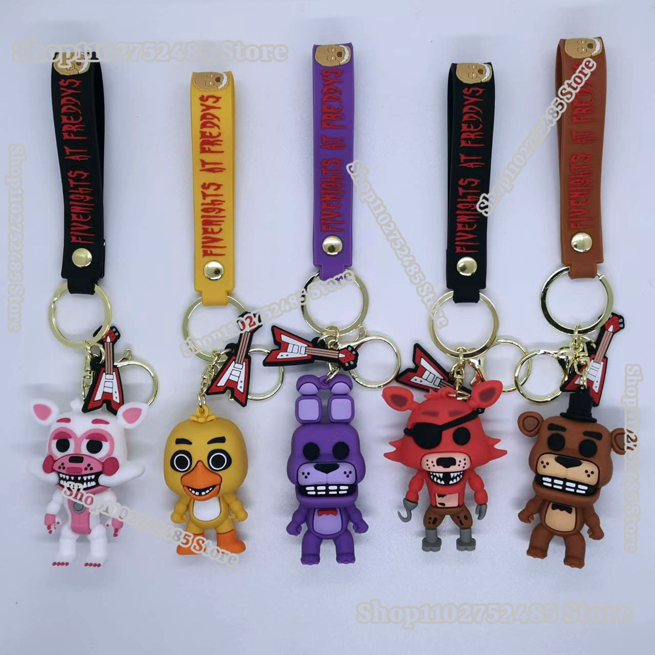 Men Accessories Jewellery - 5 stuks Cartoon Anime FNAF Figuur