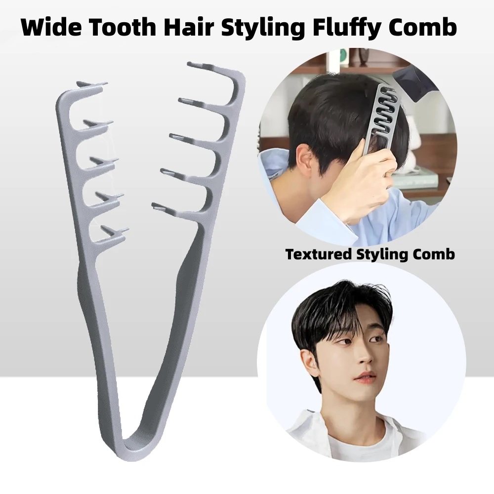 Men'S Accessories Types - Volumegevende brede-tandige haarstylingkam voor mannen, ABS