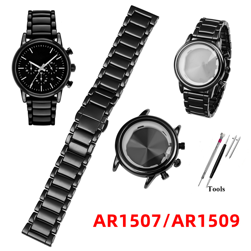 Men'S Accessories Armani - Hoge Kwaliteit Keramische Band + Case