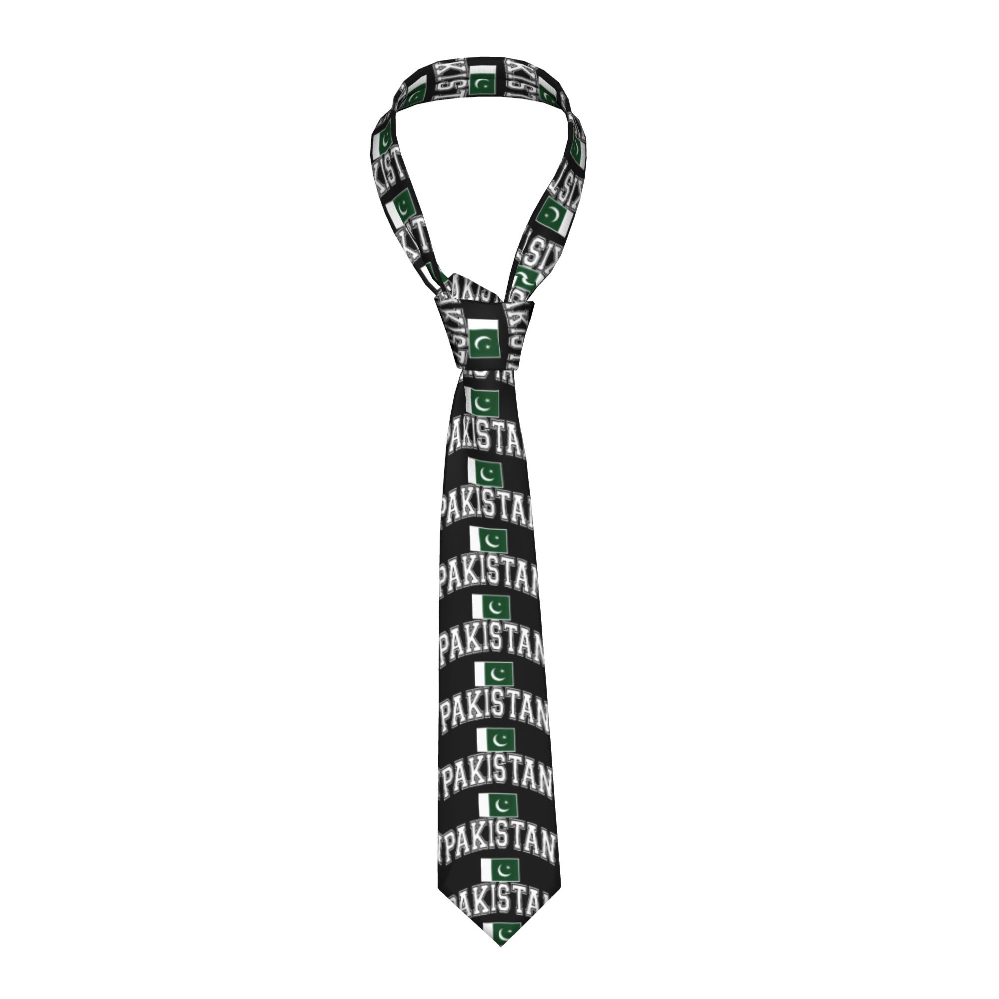 Men Accessories Pakistan - Pakistan Pakistaanse vlag stropdas Vrije tijd