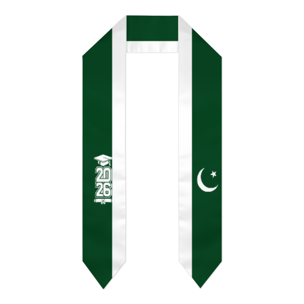 Men Accessories Pakistan - Klasse van 2026 Pakistan vlag sjaal