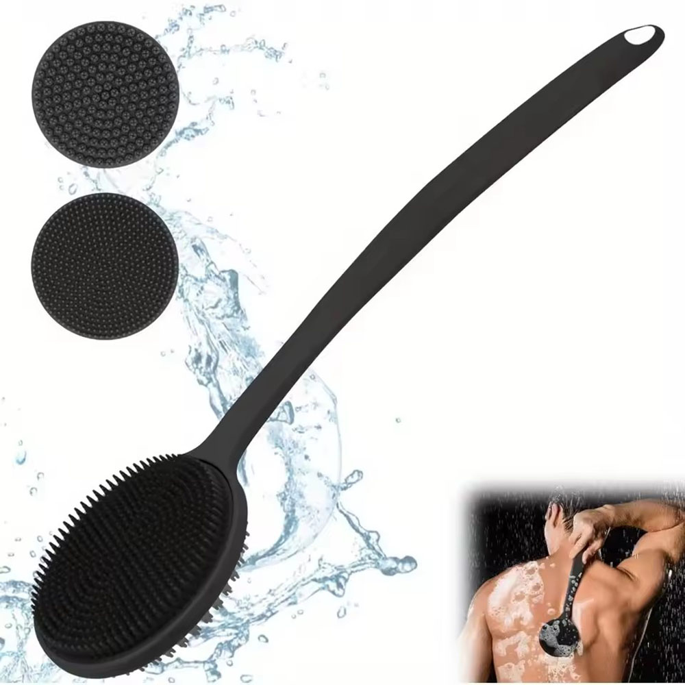 Men'S Accessories Types - 1 st Siliconen Terug Scrubber Borstel