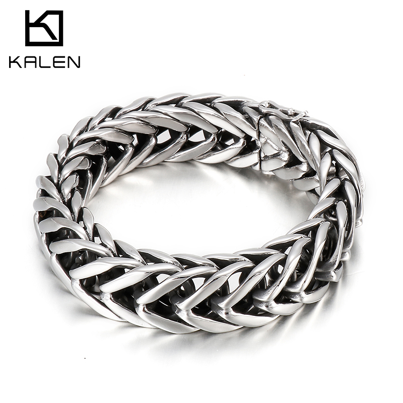 Men Accessories Bd - Kalen 17mm Persoonlijkheid heren Armband Punk