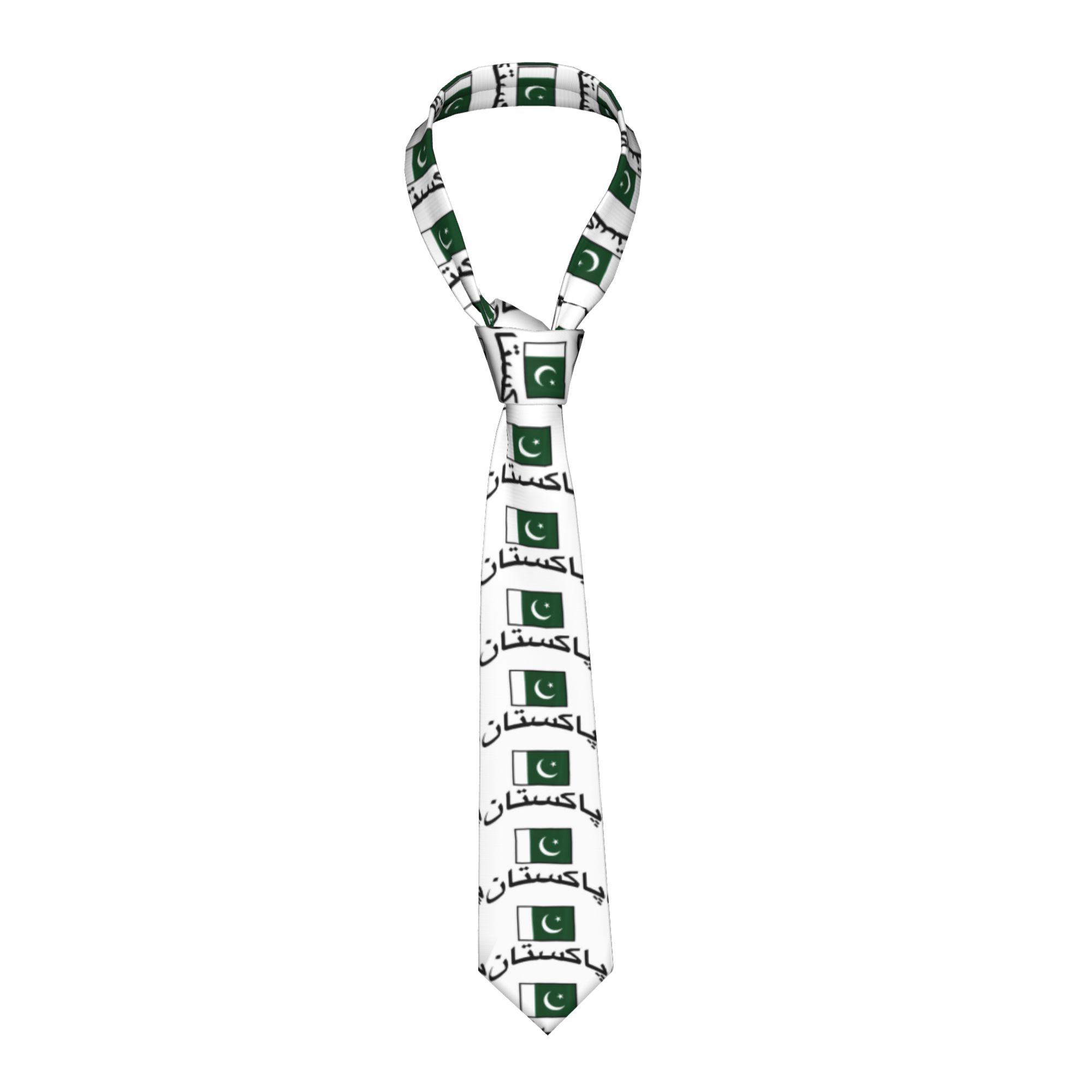 Men Accessories Pakistan - Pakistaanse vlag Pakistaanse stropdas Vrijetijdsstropdassen Heren