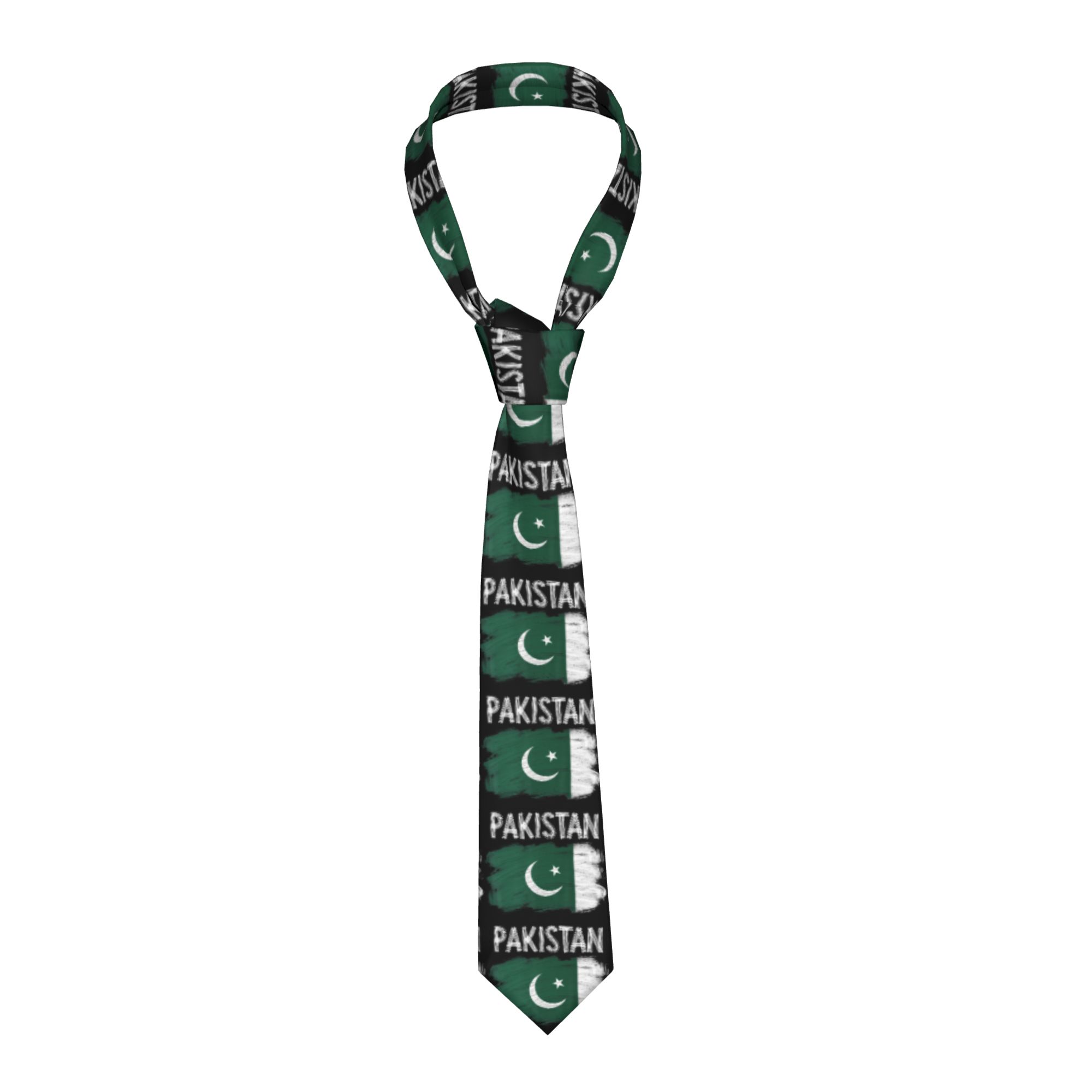 Men Accessories Pakistan - Pakistan Roots Pakistaanse vlag stropdas Klassieke