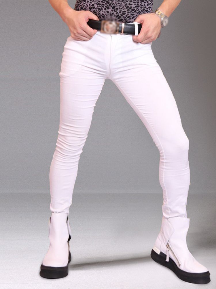 Men'S Accessories For Jeans - M-3XL Heren Elastische Denim Jeans Panty