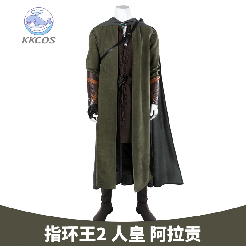 Men Accessories Set - RingLords Aragorn Cosplay Kostuum Top Broek