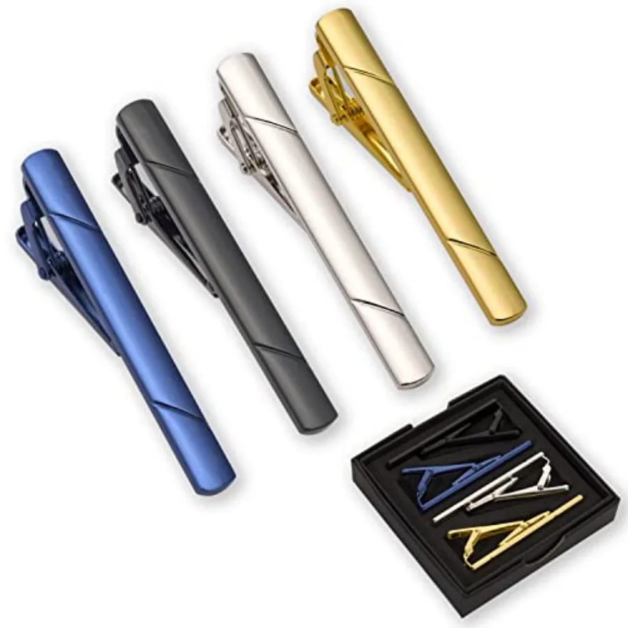 Men'S Accessories Fashion - 4 stuks dasspeldjes voor heren, dasspeld