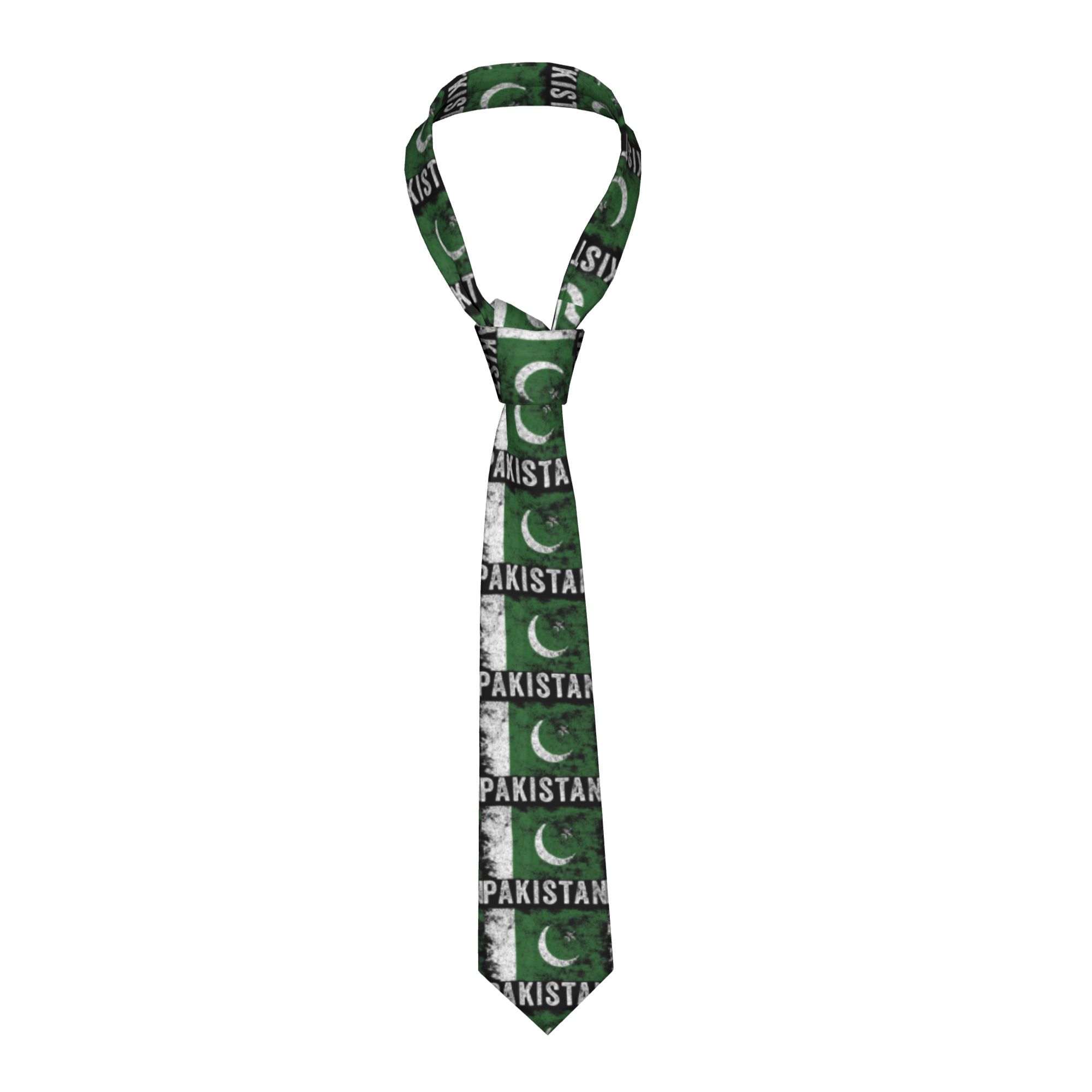Men Accessories Pakistan - Pakistaanse vlag Distressed Pakistaanse vlag stropdas