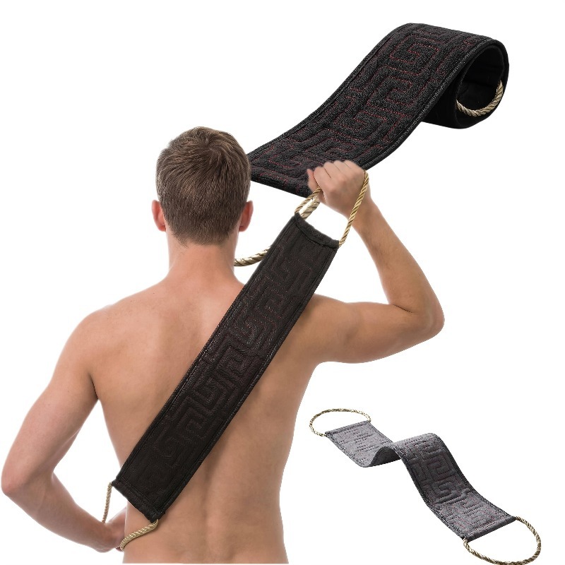 Men'S Accessories Types - Lange rugborstel Exfoliërende rugschrubberhanddoek Ruwe textuur
