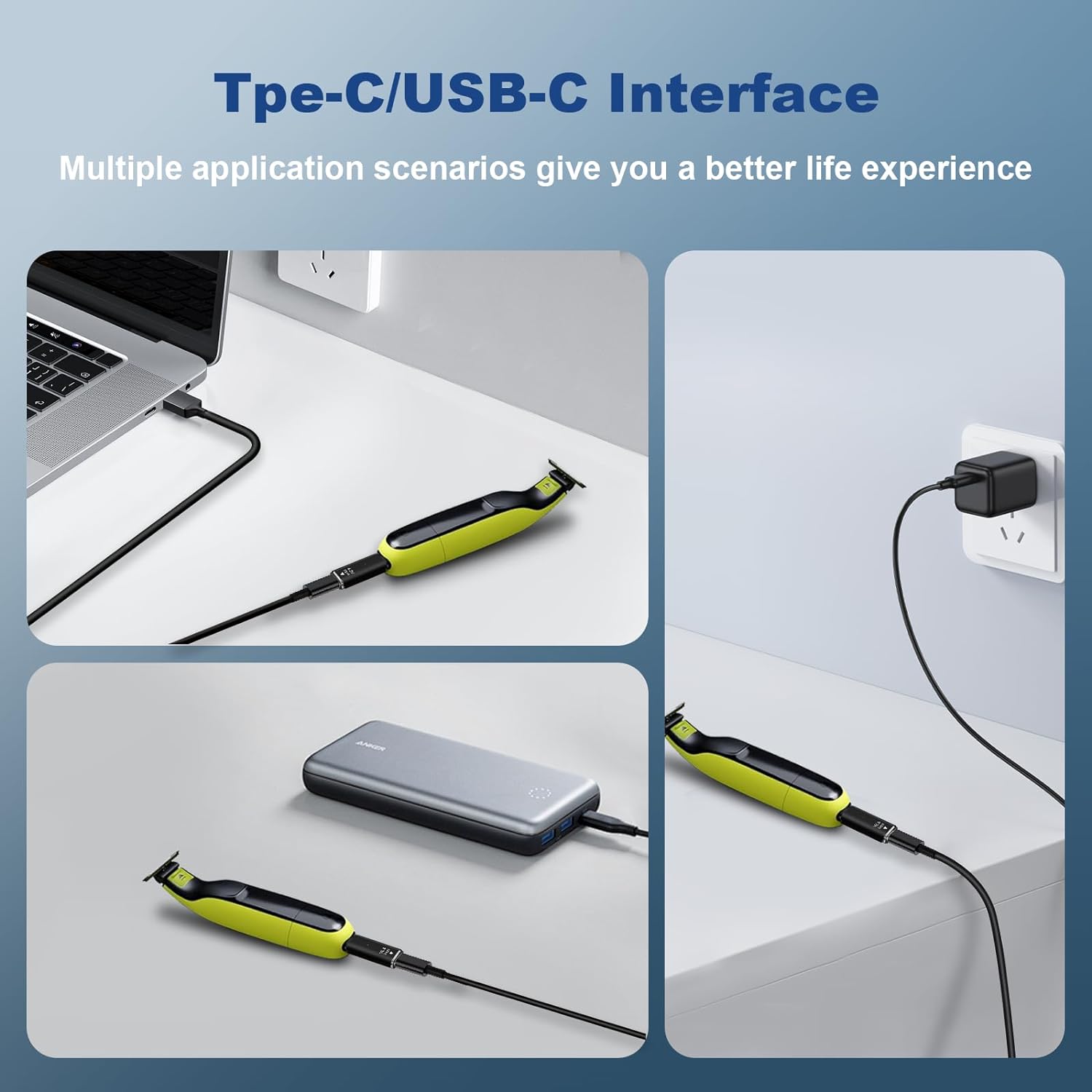 4.3V Type-C Scheerapparaat Ada - Men'S Accessories Types recensie en prijs