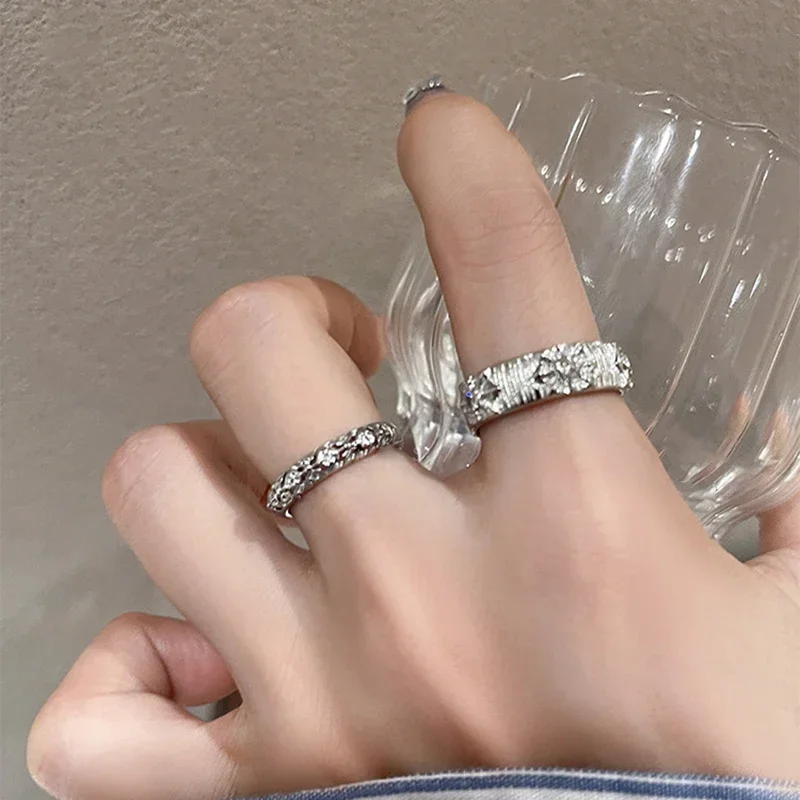 Glanzende metalen open ring vo - Men Accessories Drawing recensie en prijs