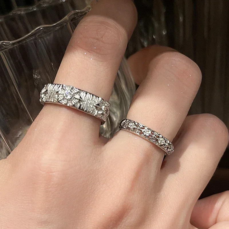 Glanzende metalen open ring vo - Men Accessories Drawing recensie en prijs