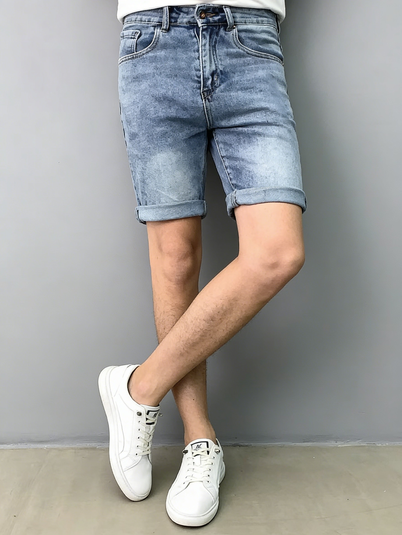 Klassieke stretch-denimshorts  - Men'S Accessories For Jeans recensie en prijs