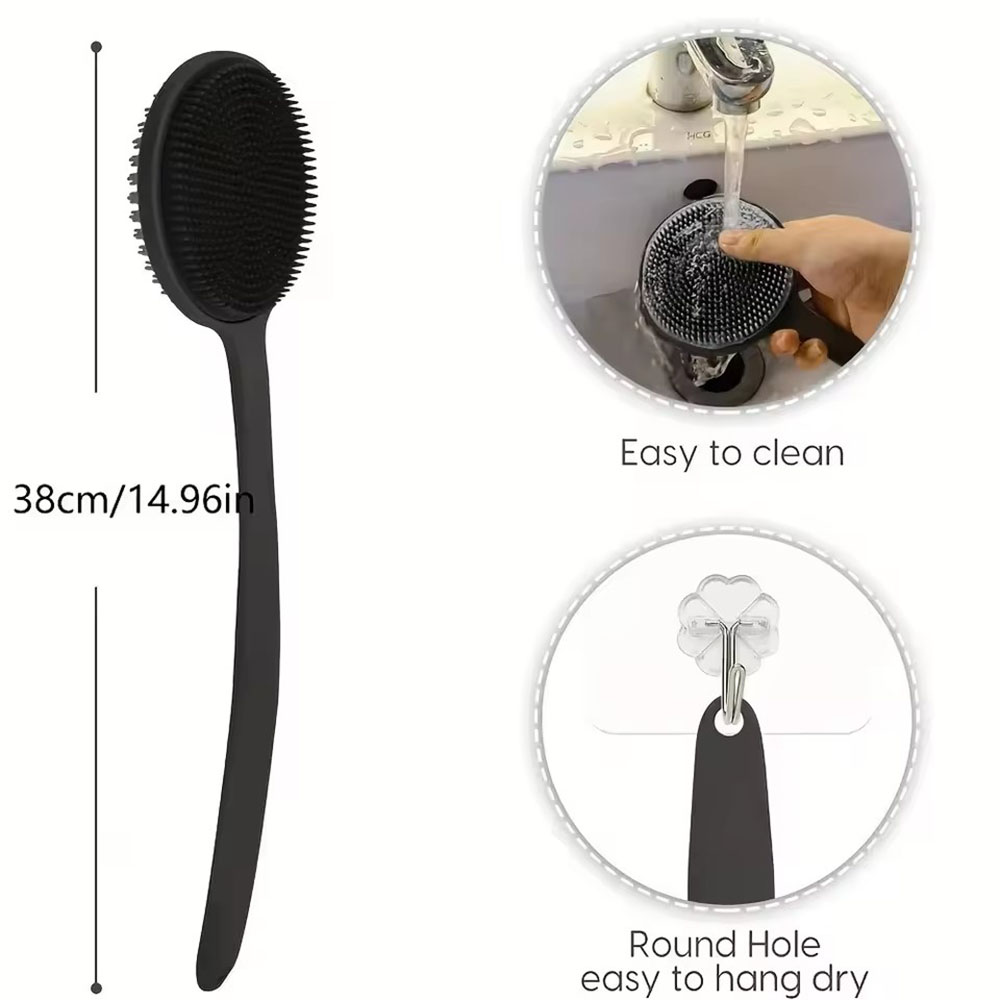 1 st Siliconen Terug Scrubber  - Men'S Accessories Types recensie en prijs