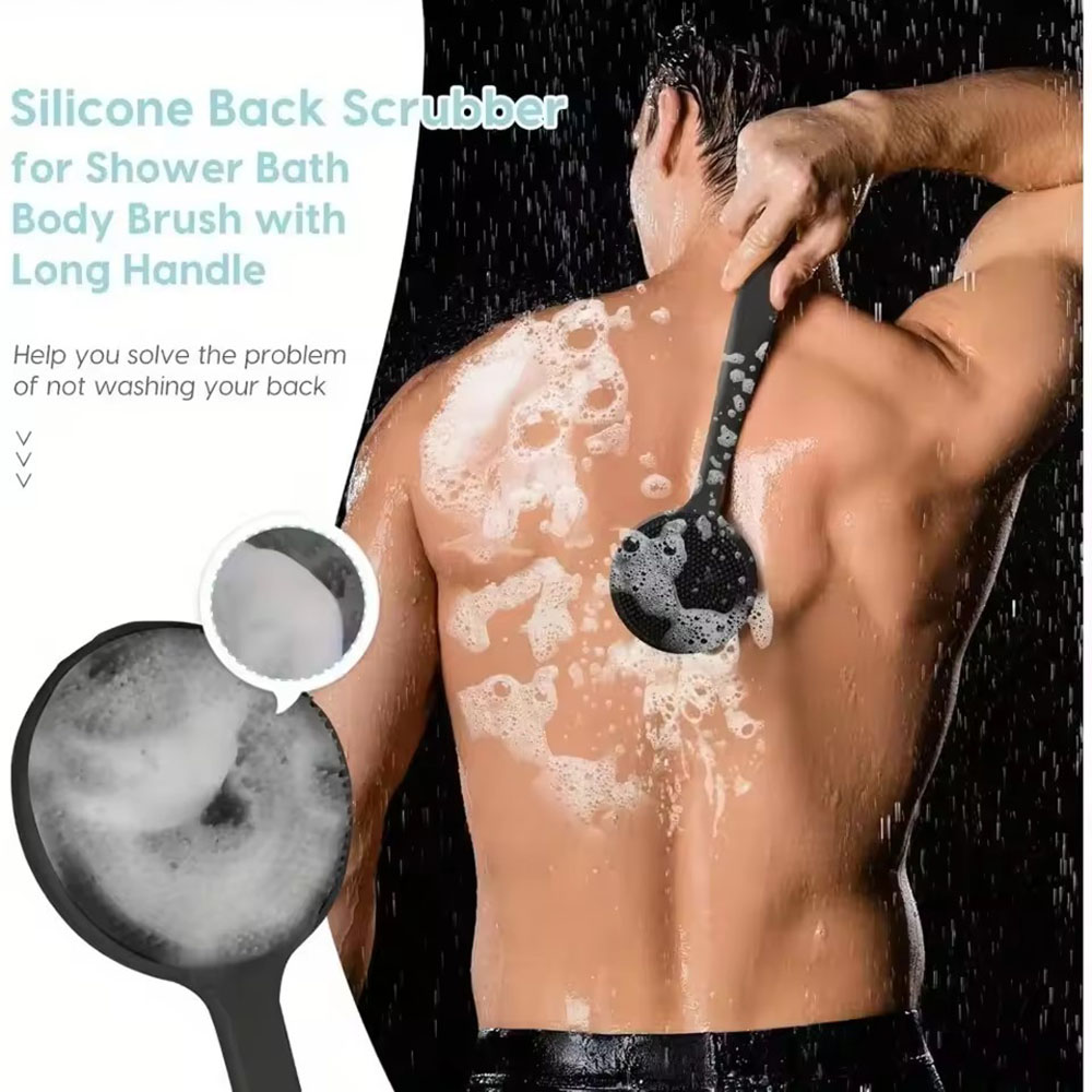 1 st Siliconen Terug Scrubber  - Men'S Accessories Types recensie en prijs