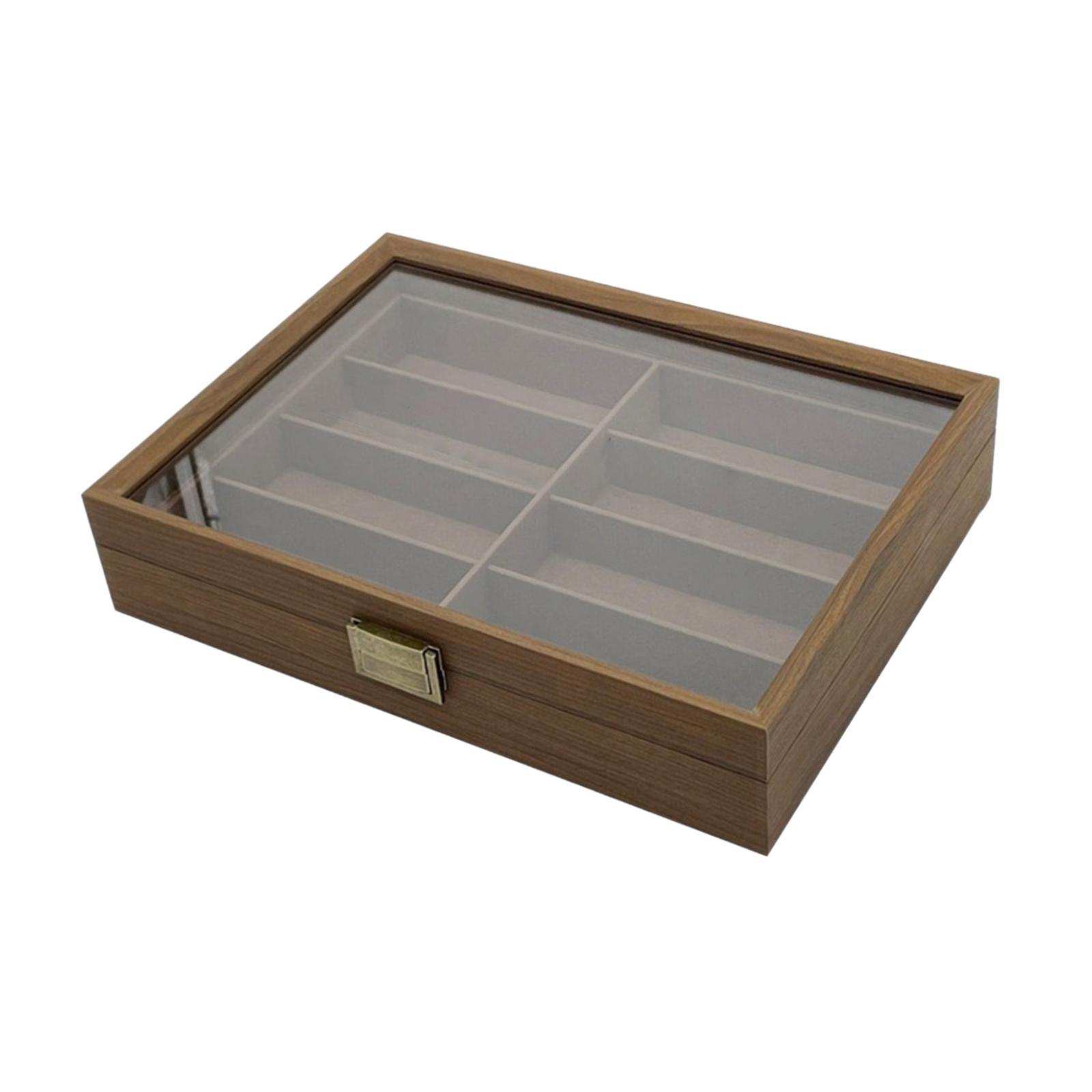 Houten zonnebrilopbergdoos 8 v - Men Accessories Drawing recensie en prijs