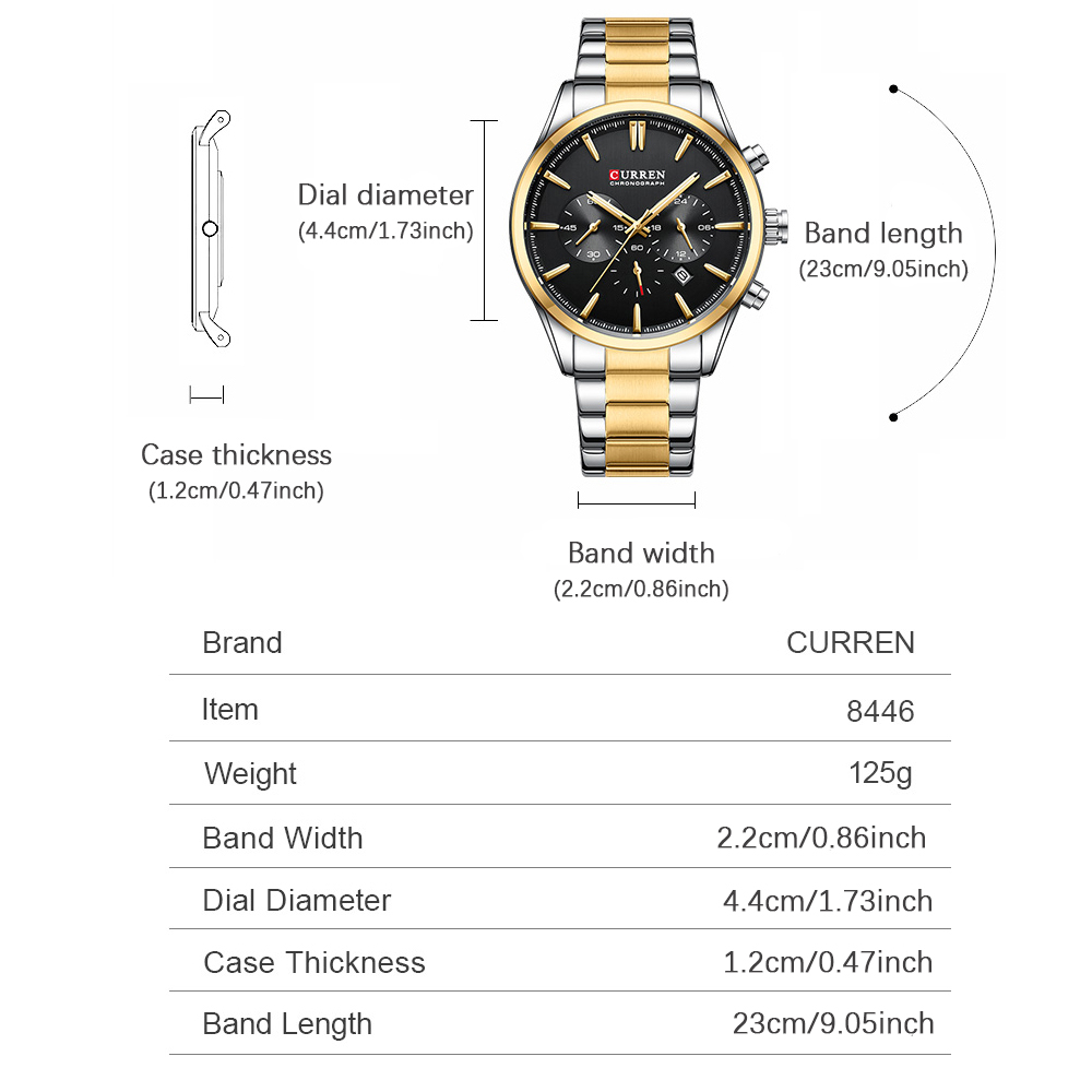 CURREN Casual quartz chrono sp - Men Accessories Jewellery recensie en prijs