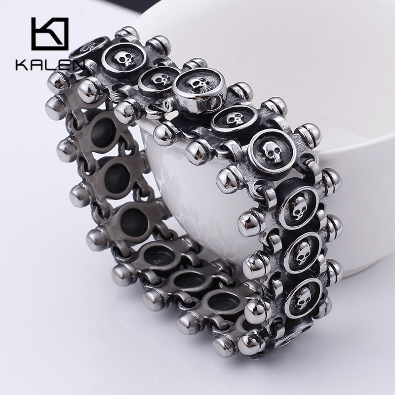 KALEN Punk Vintage Schedelarmb - Men Accessories Bd recensie en prijs