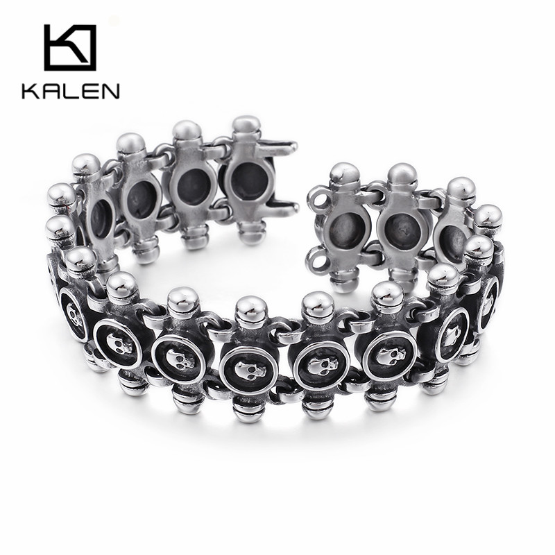 KALEN Punk Vintage Schedelarmb - Men Accessories Bd recensie en prijs