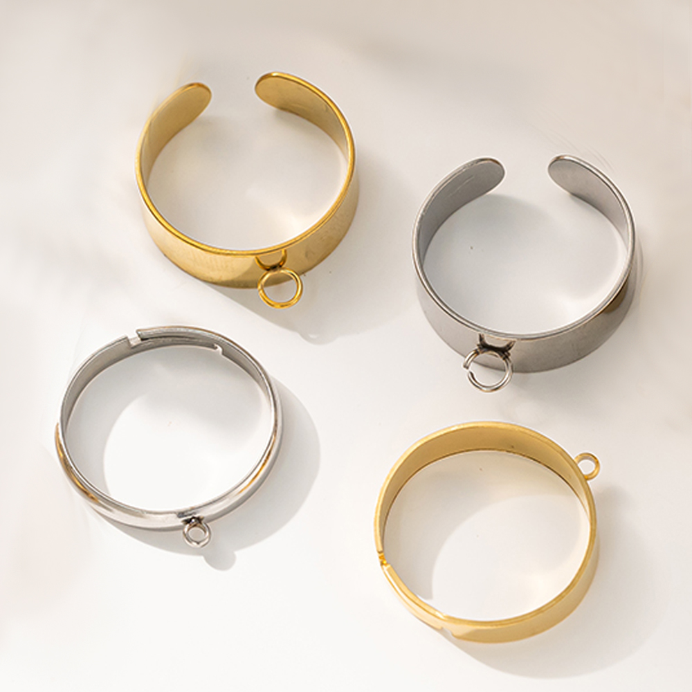 5 stks/partij Rvs Goud Kleur O - Men Accessories Jewellery recensie en prijs